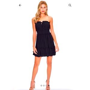 Forever 21 - Ruffle Trim Mini Dress In Black - BNWT 🖤